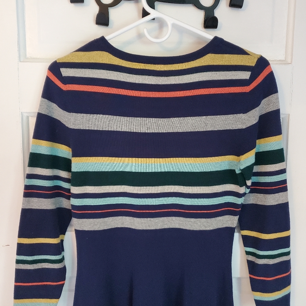 Anthropologie Moth Navy Sweater Dress - Picture 5 of 7